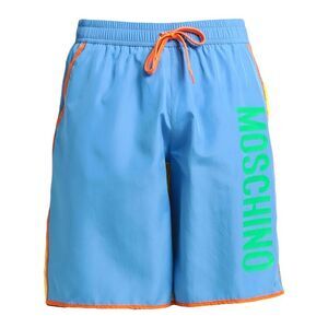 Moschino Mens Colour Block Swim Shorts / Blue